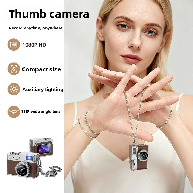 Mini Retro Digital Camera Pendant