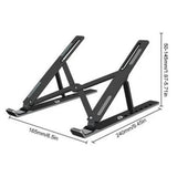 Portable Adjustable Laptop Stand Tablet Desk Riser Holder