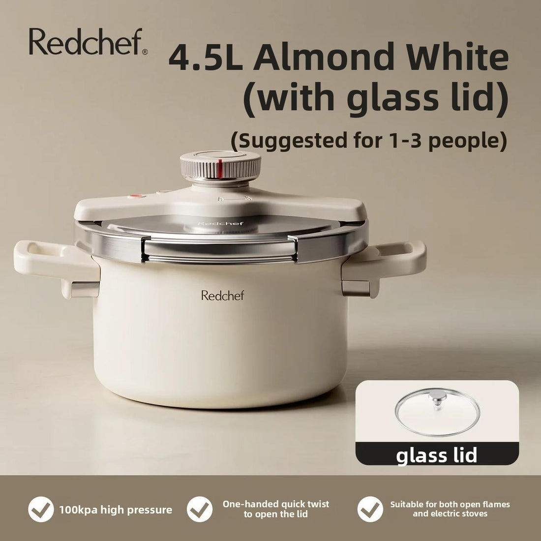 Small household pressure cooker