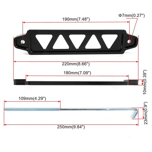 Universal Aluminum Alloy Car Battery Holder Bracket