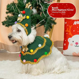 Dog Christmas Cape Clothing