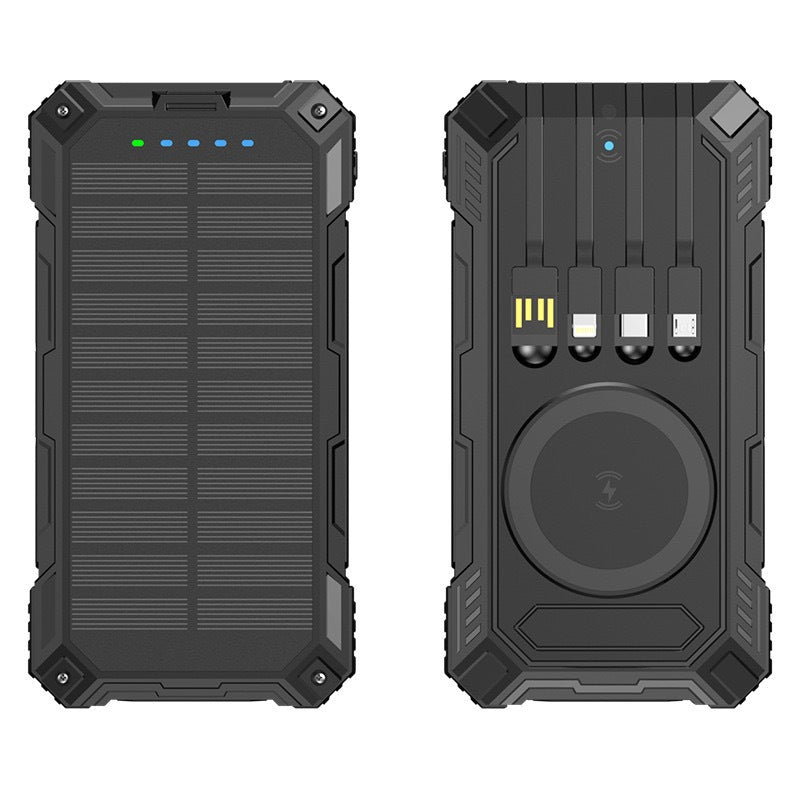 Fast charging comes with a wireless charging portable power bank