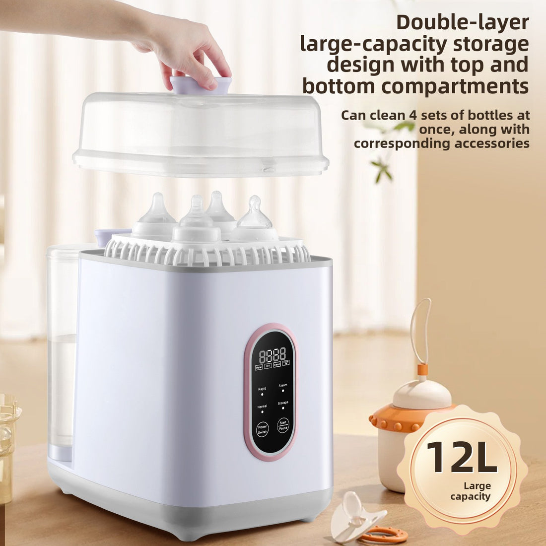 Automatic Baby Bottle Sterilizer and Dryer product image 1