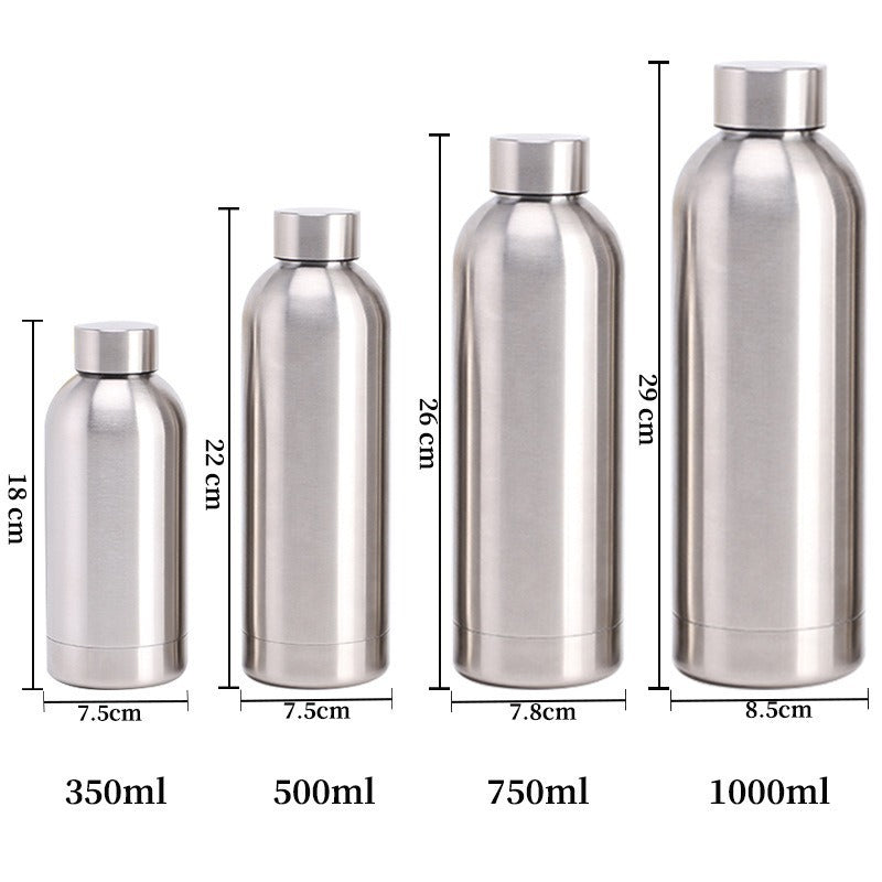 Stainless steel small mouth bottle thermos cup