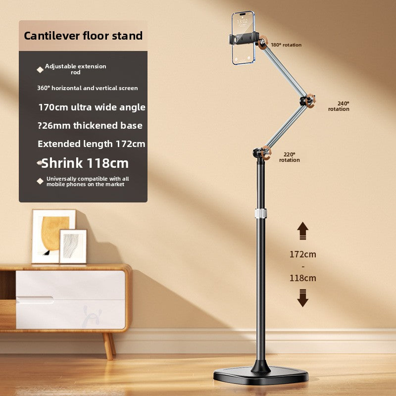 Adjustable Floor Standing Phone Tablet Holder