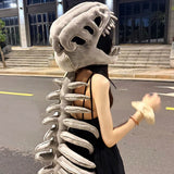 Dinosaur skeleton headgear