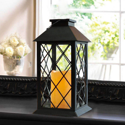 European Style Flashing Candle Lantern