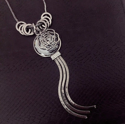 Long Necklace, Sweater Necklace, Accessory Necklace - Image 4
