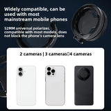 Magnetic CPL Polarizing Filter for Mobile Phone Photography