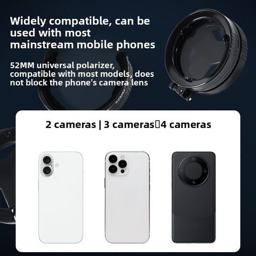 Magnetic CPL Polarizing Filter for Mobile Phone Photography