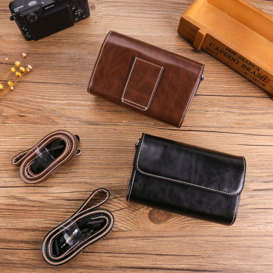 Universal Leather Camera Bag for Canon Sony Ricoh Action Cameras product image 2