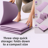 Portable anti-slip household foldable yoga mat