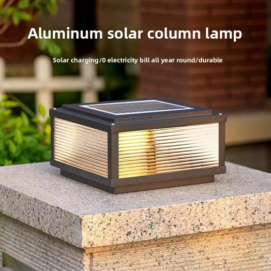 Solar-powered outdoor waterproof post light Garden & Outdoor product image 2