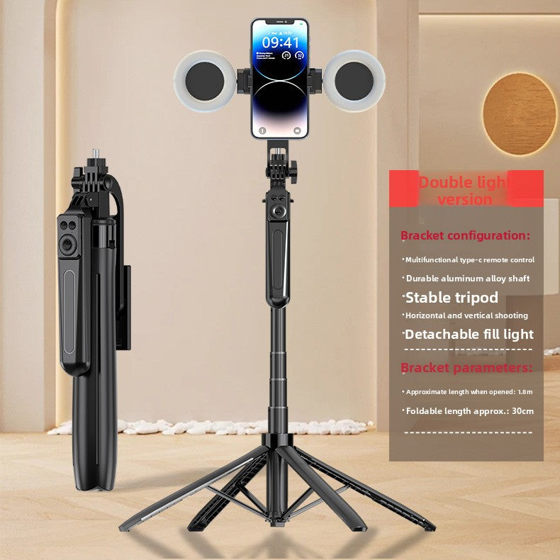 Bluetooth Remote Control Selfie Stick Tripod with Anti-Shake