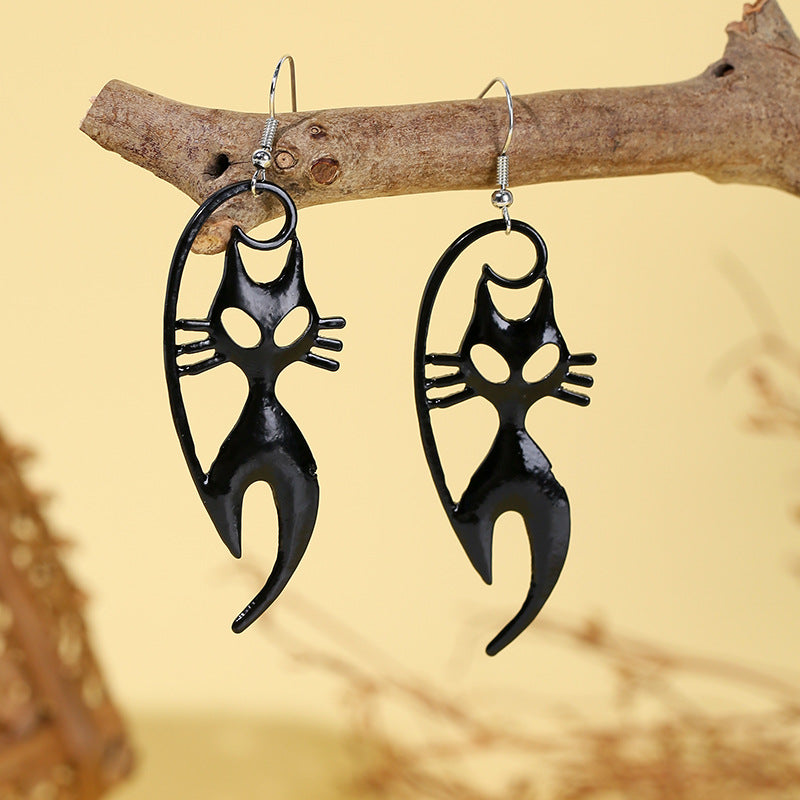 Spooky Halloween Themed Alloy Earrings
