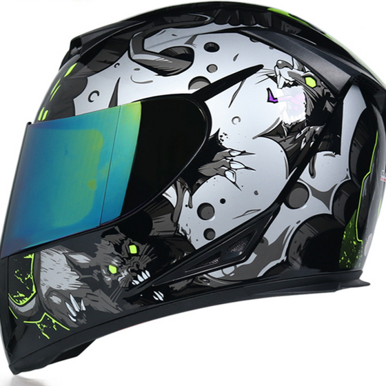 Jiekai Dual Lens Full Face Bicycle Helmet Bicycle Lights & Riding Gear product image 6