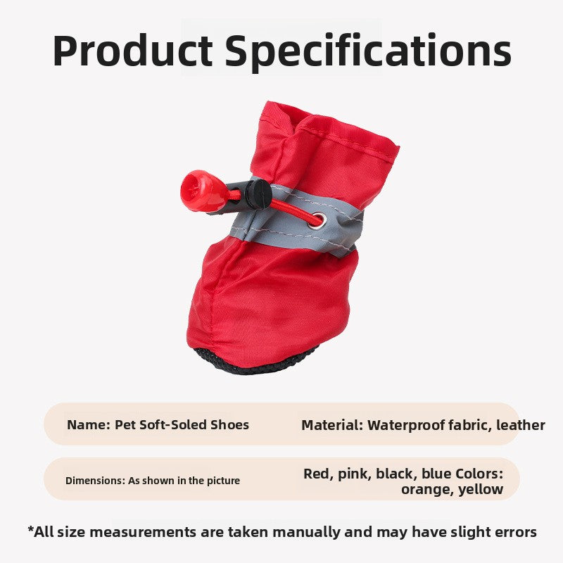 Anti-Slip Waterproof Dog Shoes