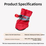 Anti-Slip Waterproof Dog Shoes