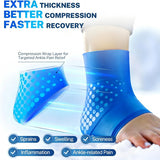 Adjustable Hot Cold Therapy Ankle Compression Brace