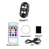 Wireless remote control aircraft lights