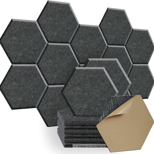 Hexagonal grille acoustic panel