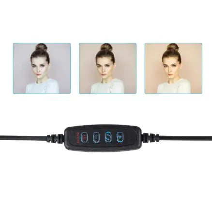 LED ring light tripod