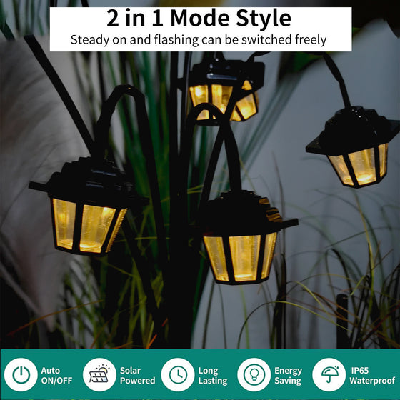 Hexagonal Solar Palace Lantern Garden & Outdoor product image 1