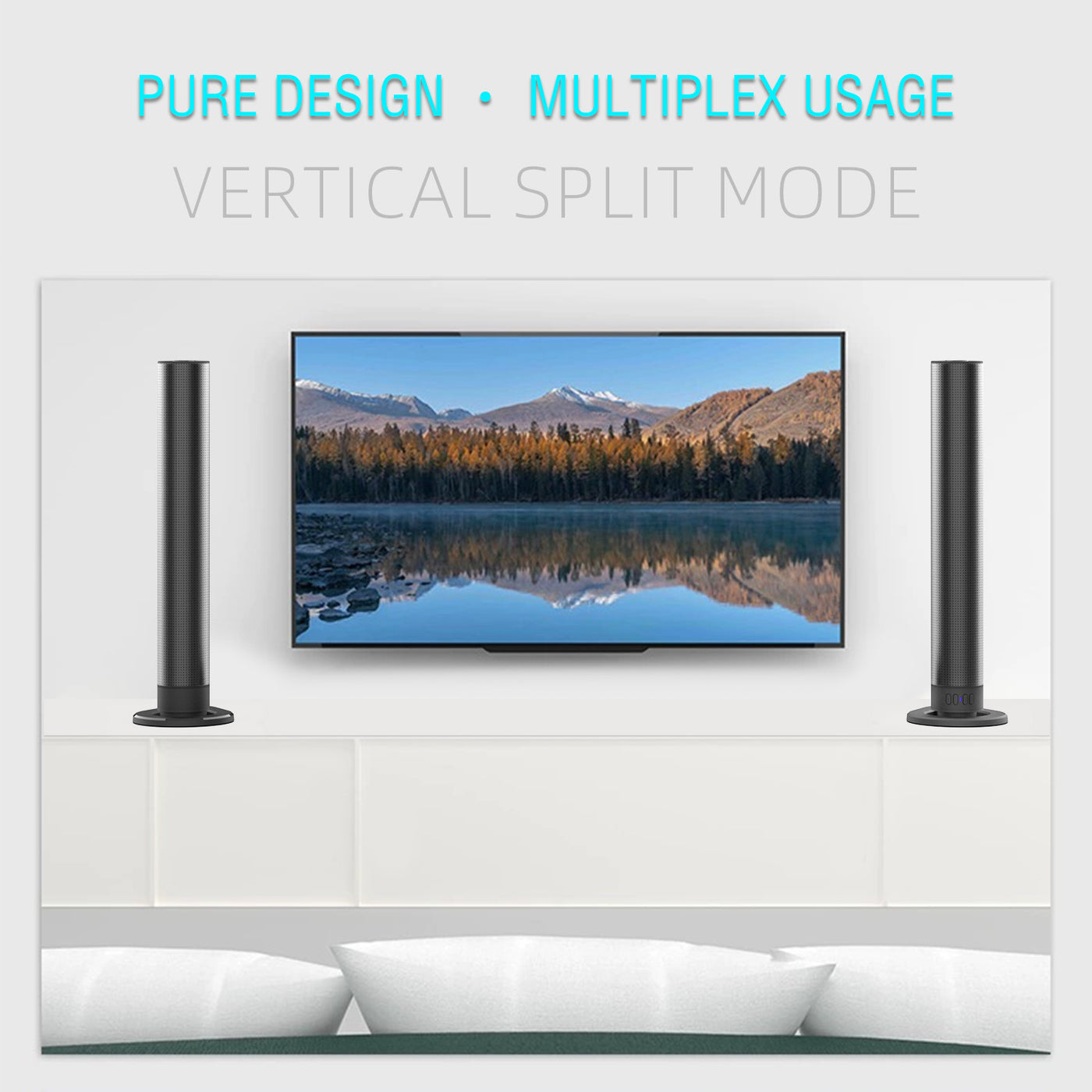 Two-in-One Bluetooth TV Audio Speaker with Subwoofer