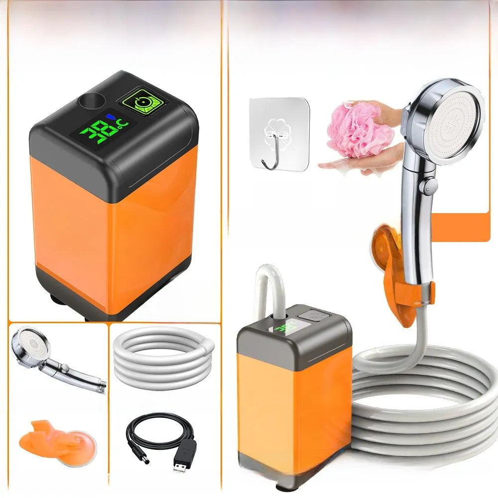 Portable Electric Shower with Multiple Spray Modes