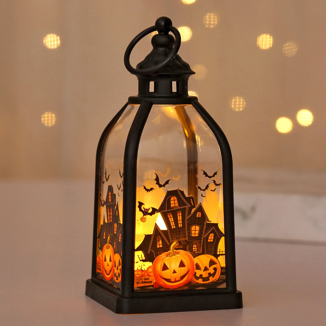 Portable Halloween Electronic Candle Lamp