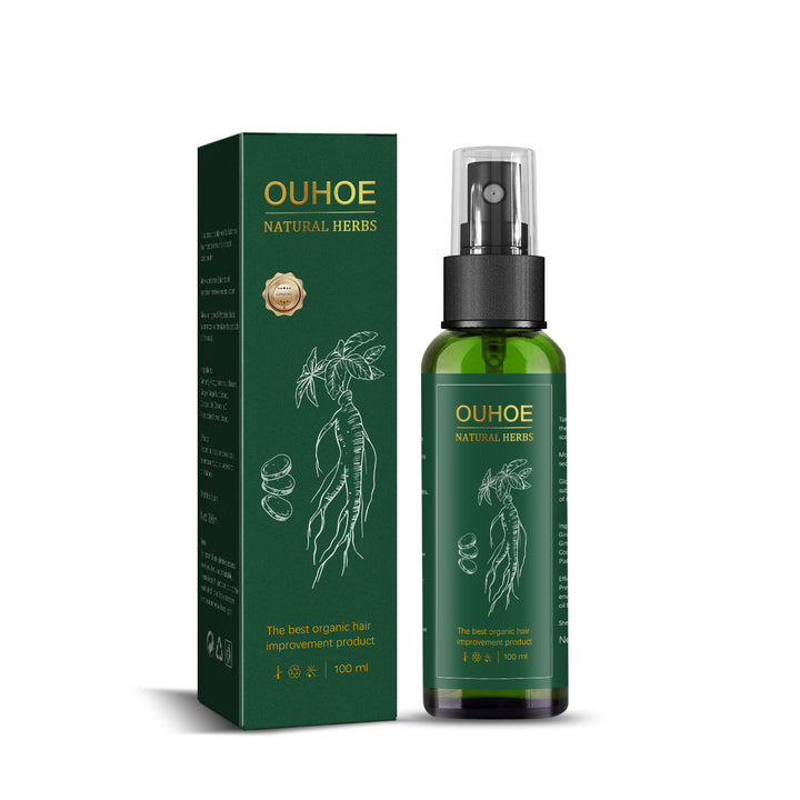 Ginseng hair growth spray lotion bundle options