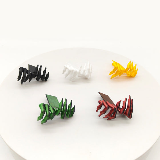 3D Printed Halloween Horror Demon Hand Bookmark