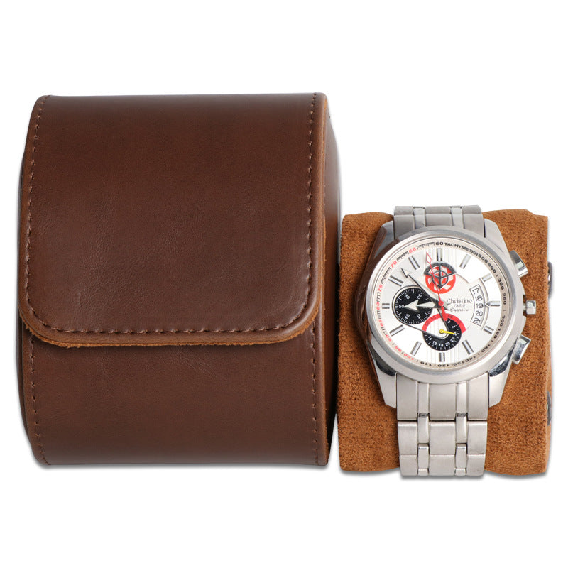 PU Leather Watch Storage Box