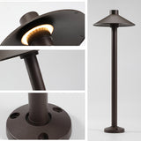 Solar Powered Waterproof LED Mushroom Lawn Light