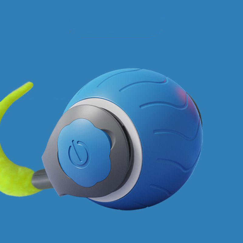 Speedy Tail Cat Toy,Interactive Cat Toy For Indoor Cats,Cat Ball Toy,Interactive Cat Toy Ball,Two Speed Adjustment, - Image 1