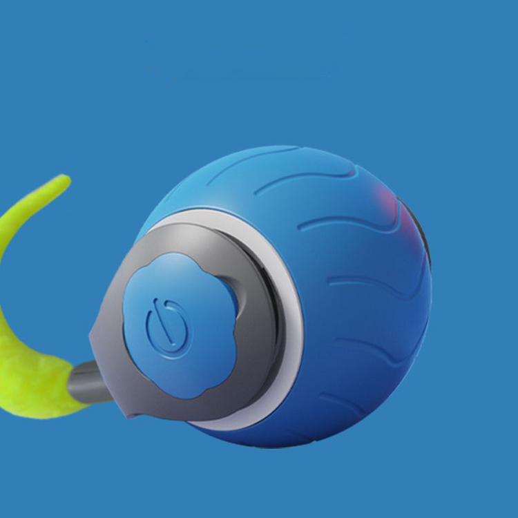 Speedy Tail Cat Toy,Interactive Cat Toy For Indoor Cats,Cat Ball Toy,Interactive Cat Toy Ball,Two Speed Adjustment, - Image 1