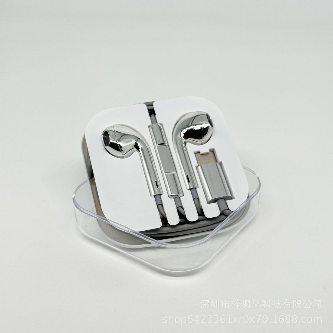 Silver Retro Wired Earphones with Digital Chip product image 4