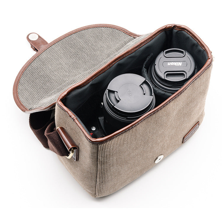 Crossbody Camera Bag with Shockproof Design