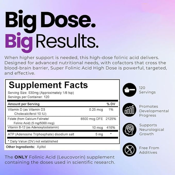 Super High-Dose Folic Acid Powder product image 4