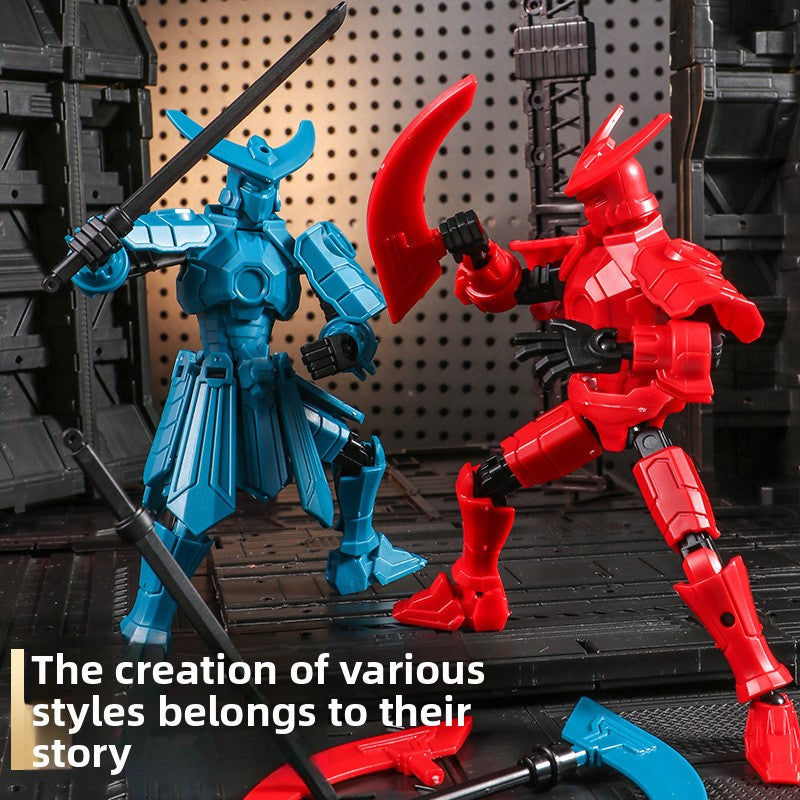 A versatile mecha doll assembly toy