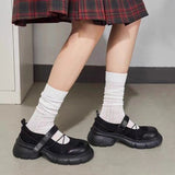 Velcro Platform Mary Jane Women Shoes