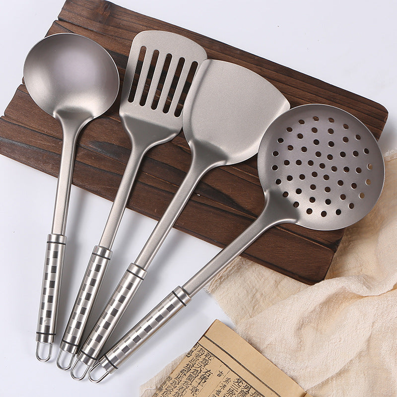 Pure titanium spatula soup spoon Colander
