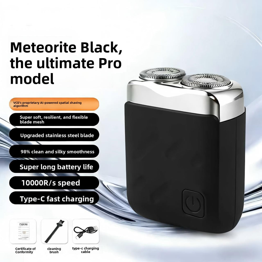 Magnetic Dual Blade Electric Shaver
