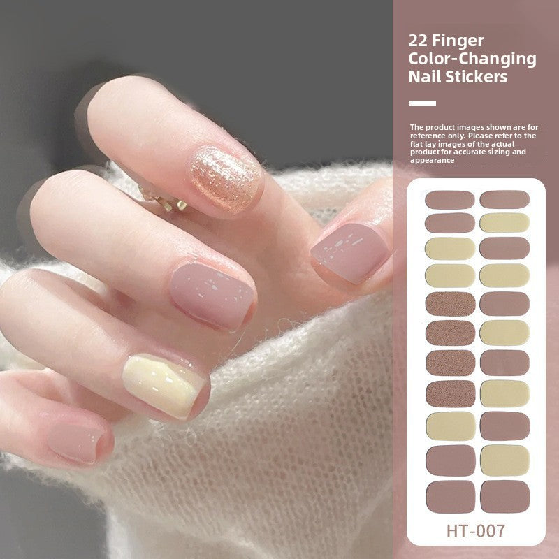 22-Piece No-Bake Gel Nail Stickers