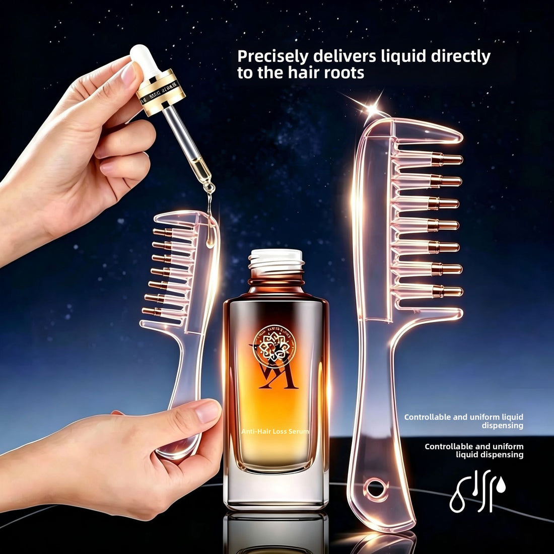 Crystal Liquid-Guiding Comb product image 2