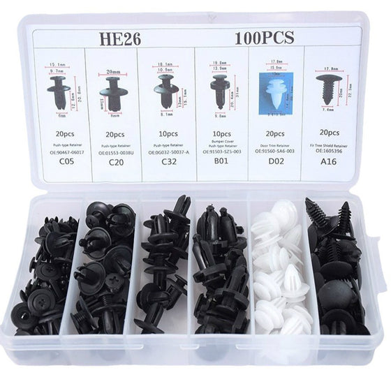 Automotive Plastic Fastener Clips with Pry Tools product image 2