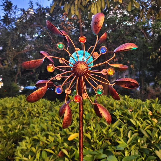 Solar Wind Spinner Stake Garden & Outdoor product image 3
