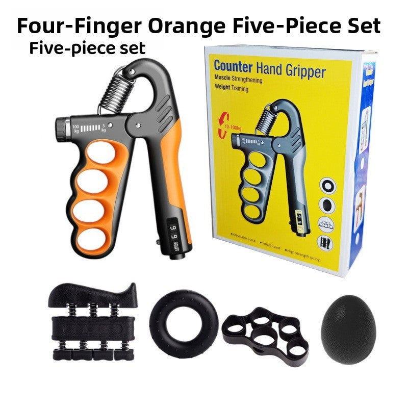 Adjustable Hand Grip Strengthener with Mechanical Counter