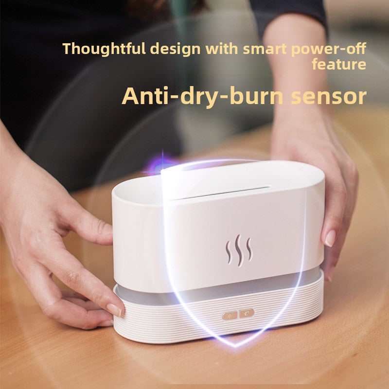 Simulated Flame Aromatherapy Diffuser with Humidifier Function