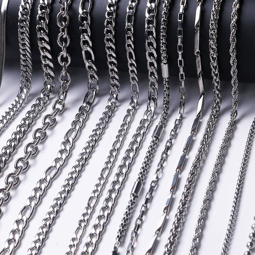 Stainless Steel Geometric Handmade Necklace Chain